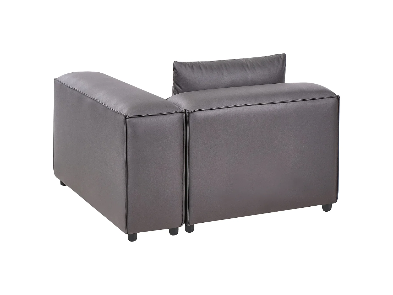 Module d'angle BRANDE Tissu Noir Symétrique