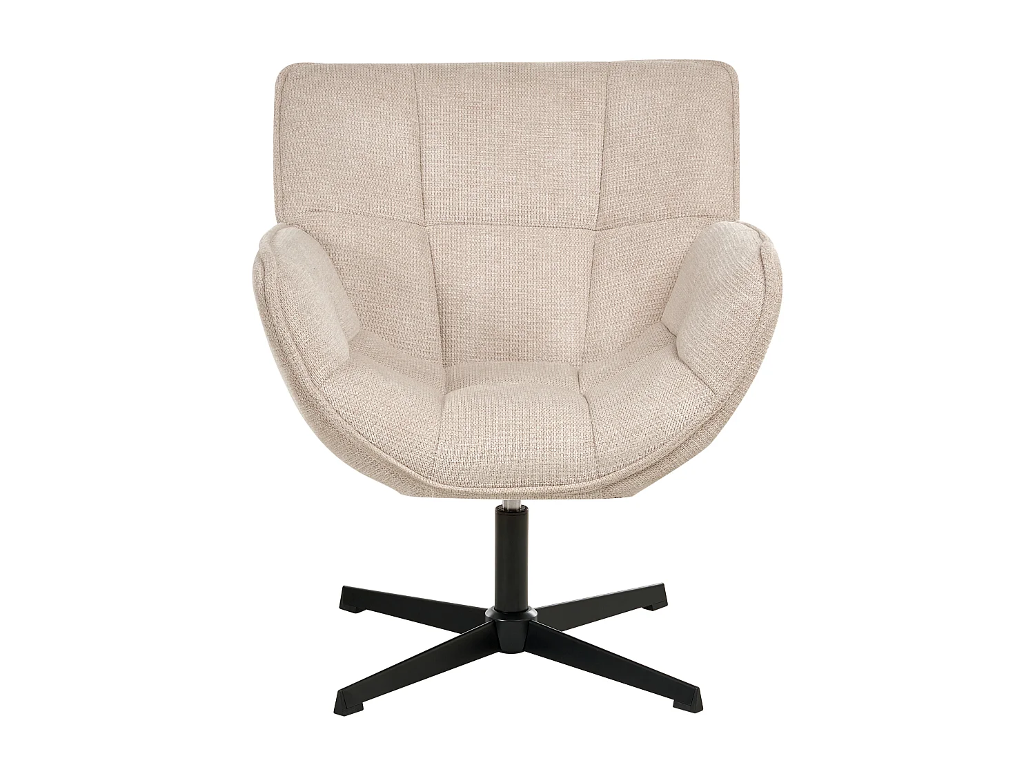 Fauteuil pivotant AUMA Tissu Beige