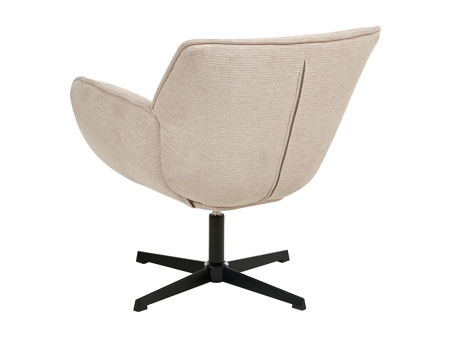 Fauteuil pivotant AUMA Tissu Beige