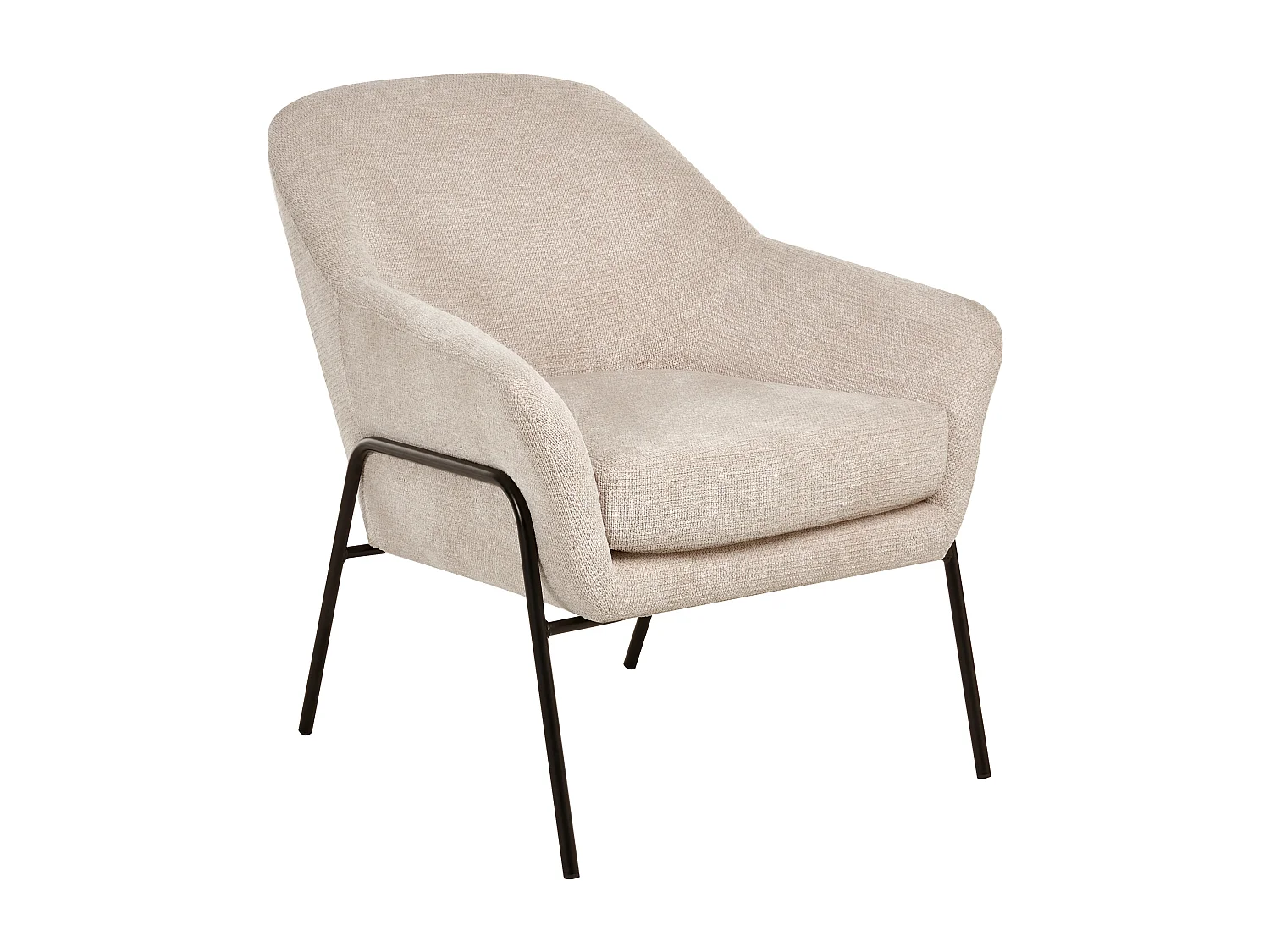 Fauteuil VEDDIGE Tissu Beige