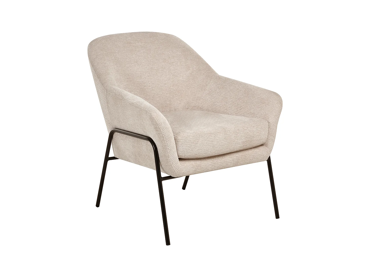 Fauteuil VEDDIGE Tissu Beige