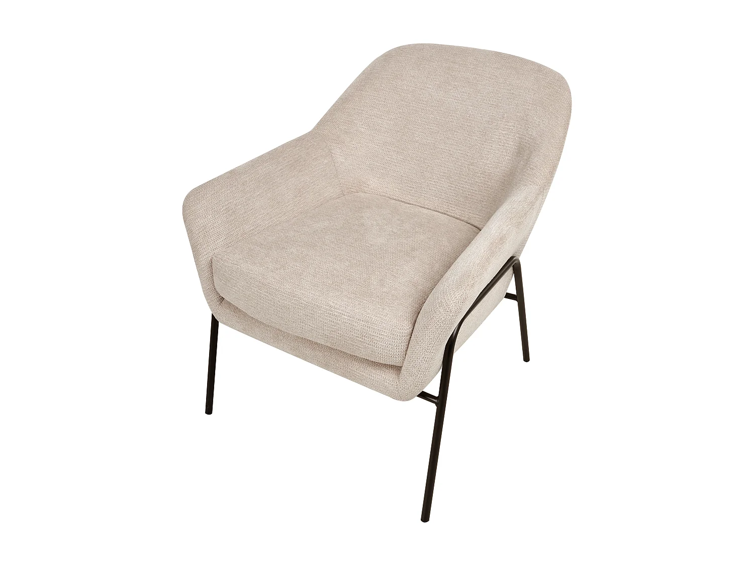 Fauteuil VEDDIGE Tissu Beige