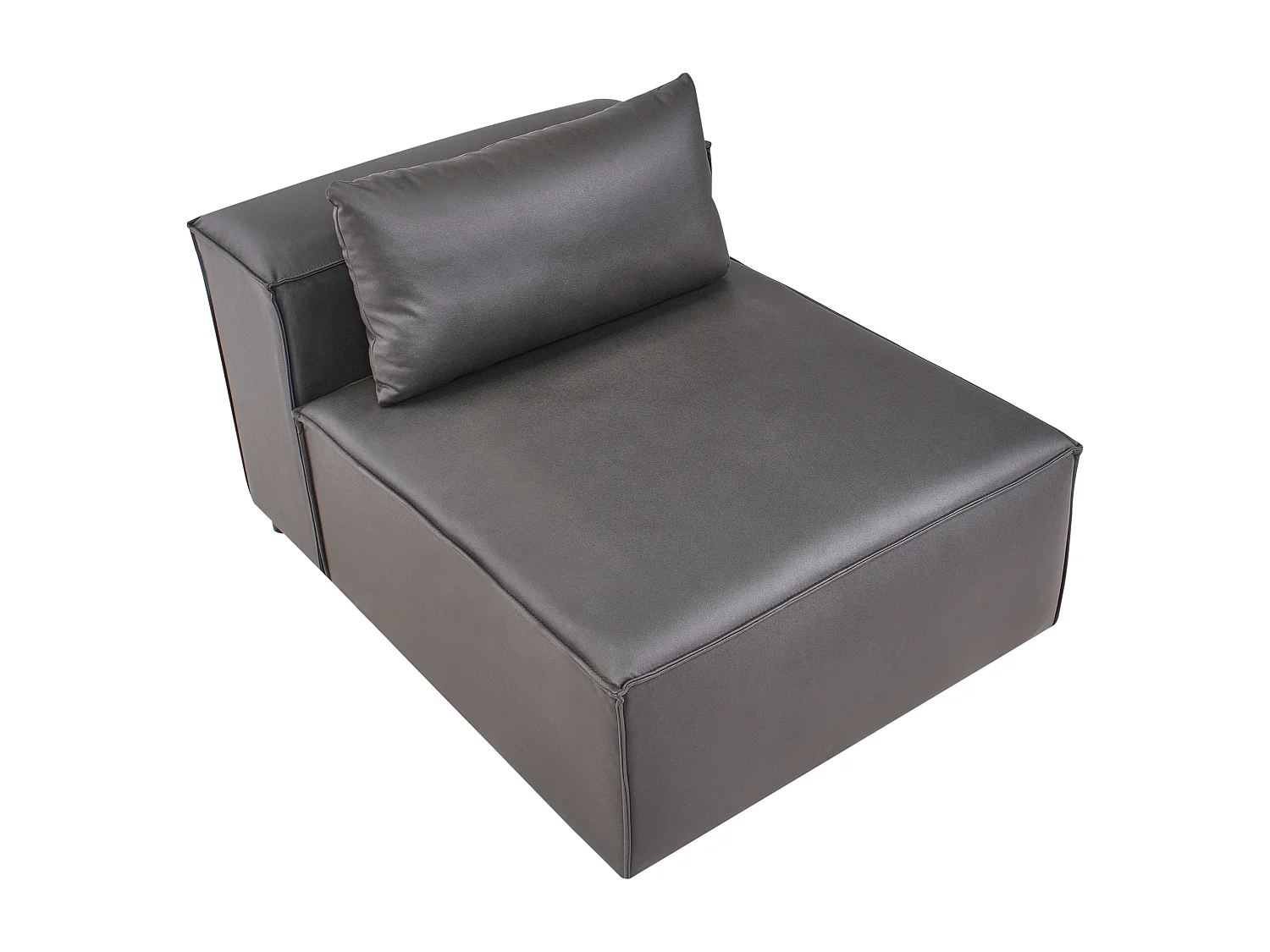 Module fauteuil BRANDE Cuir PU Noir