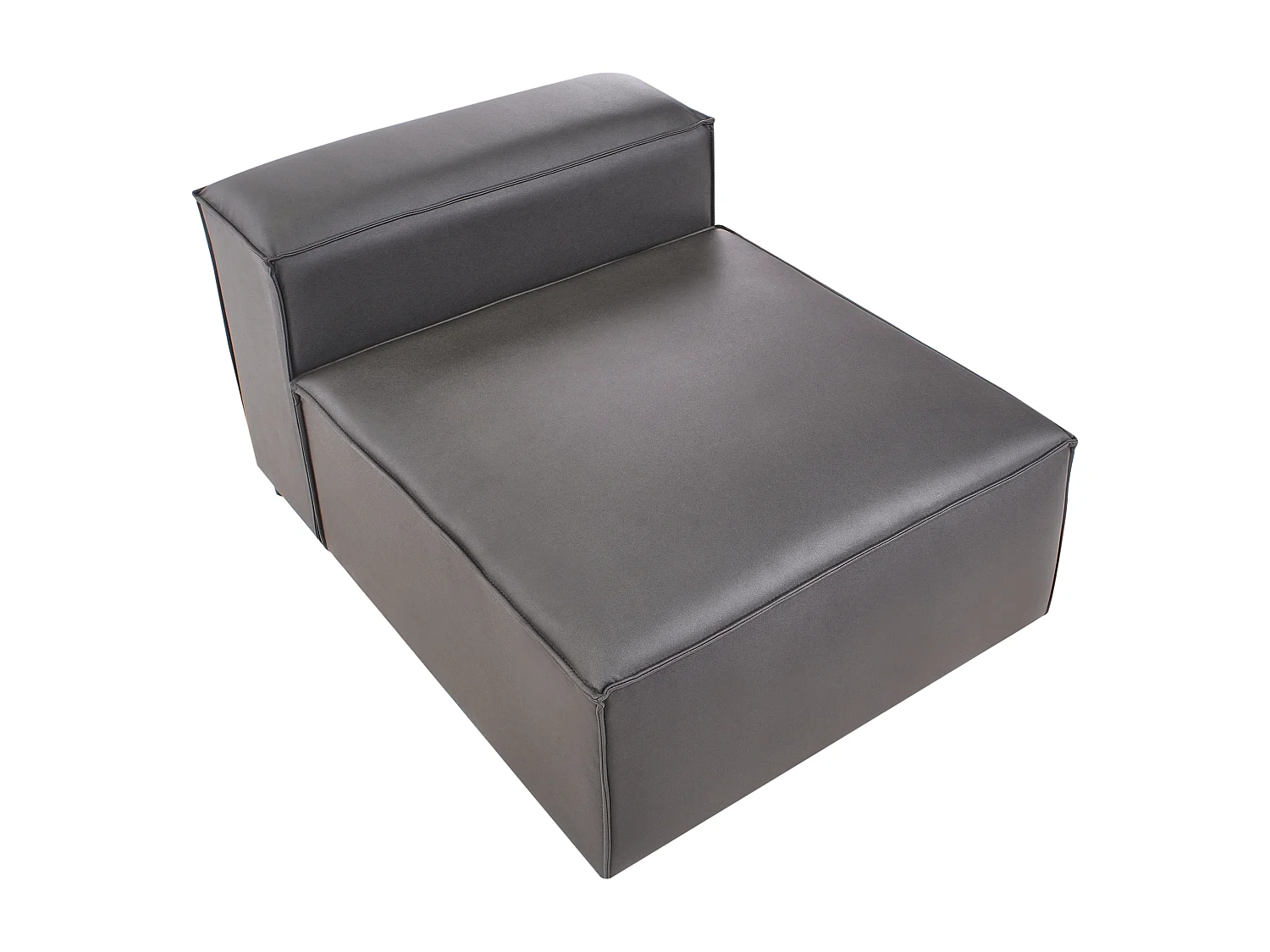 Module fauteuil BRANDE Cuir PU Noir