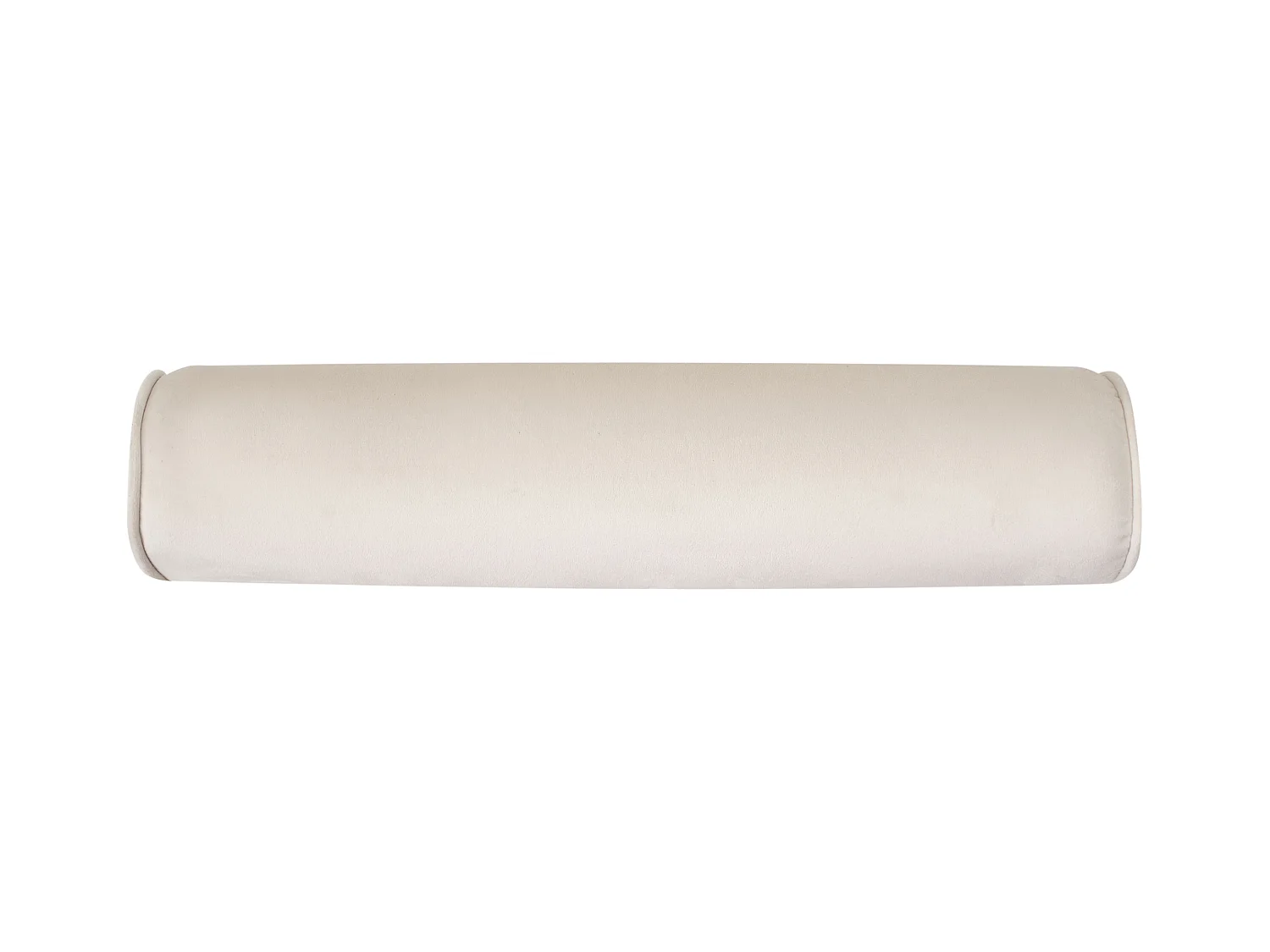 Chaise longue côté droite LUIRO Velours Beige avec rangement