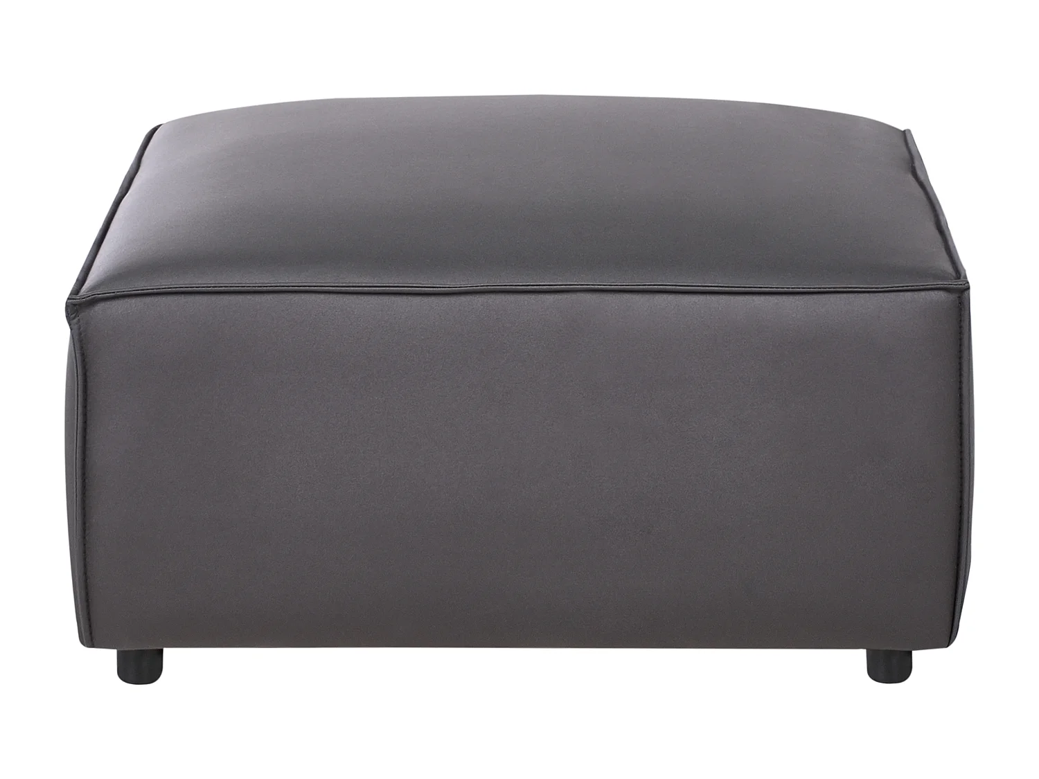 Ottoman BRANDE Cuir PU Noir