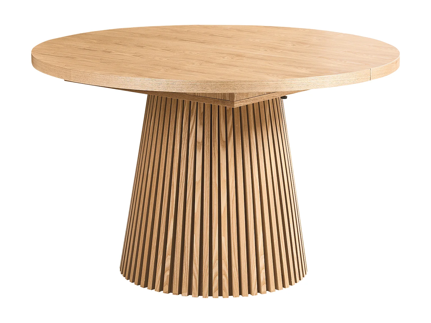 Table de salle à manger extensible MOORE Frêne clair 120/160 cm 120 cm