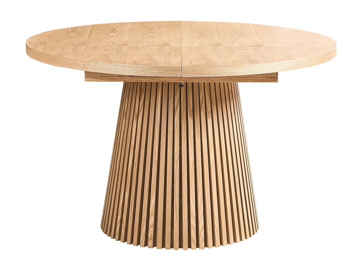 Table de salle à manger extensible MOORE Frêne clair 120/160 cm 120 cm