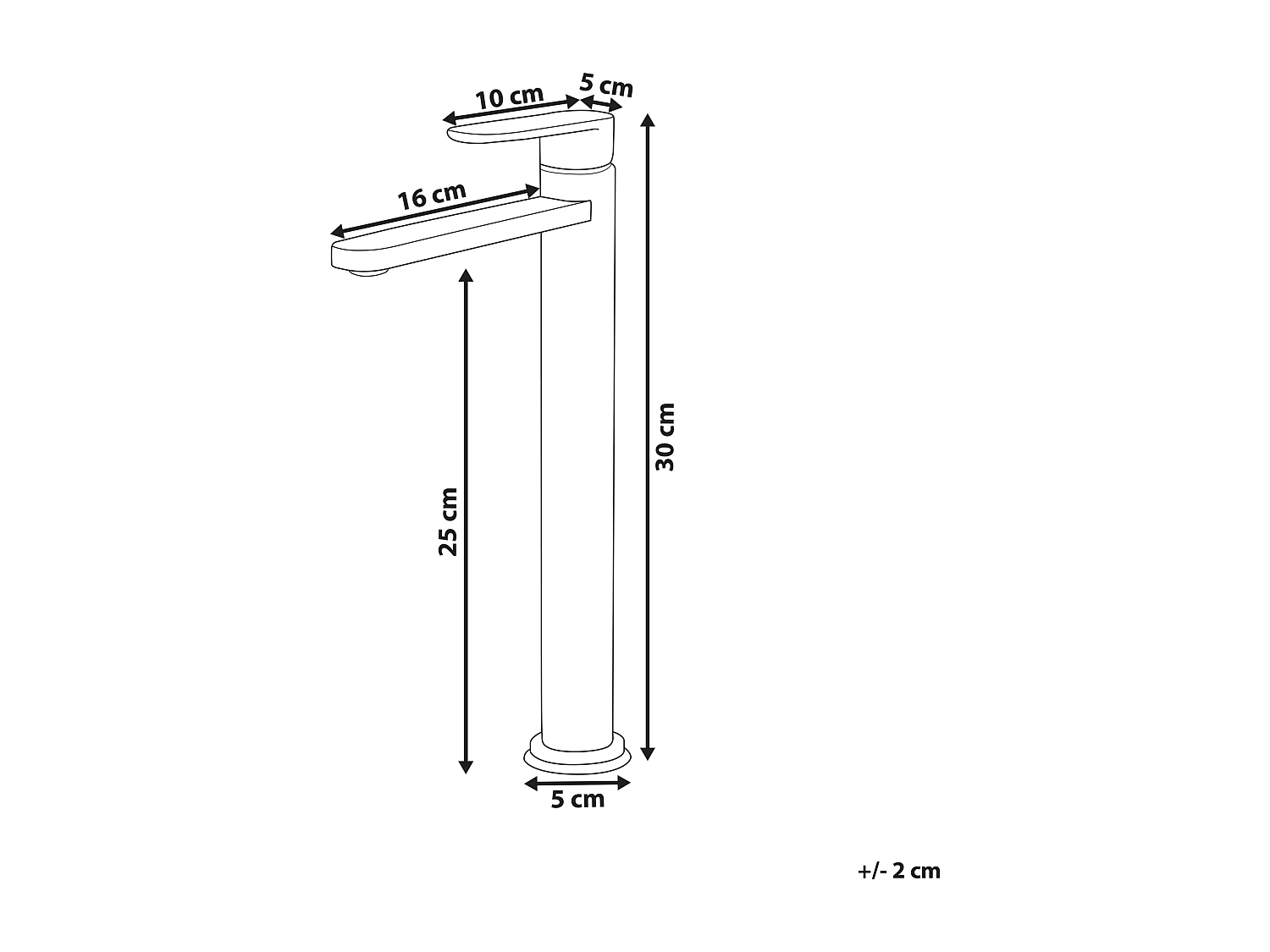 Robinet mitigeur de lavabo COLHUE Laiton Argenté
