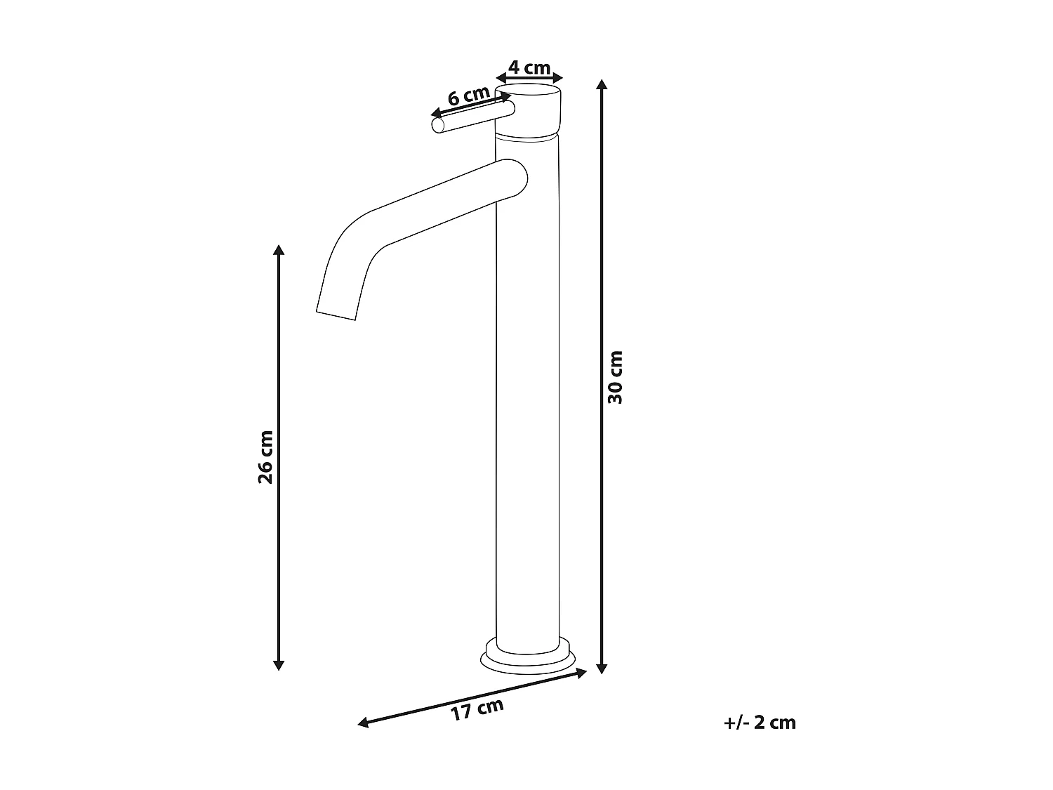 Robinet mitigeur de lavabo SALINAS Laiton Argenté