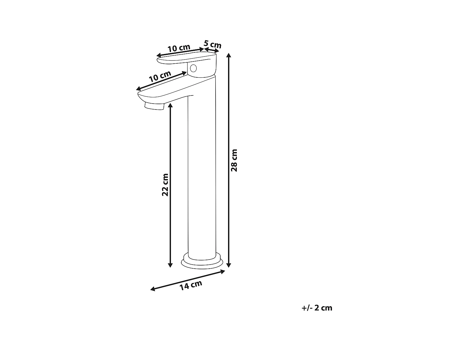 Robinet mitigeur de lavabo CHIMBOTE Laiton Argenté