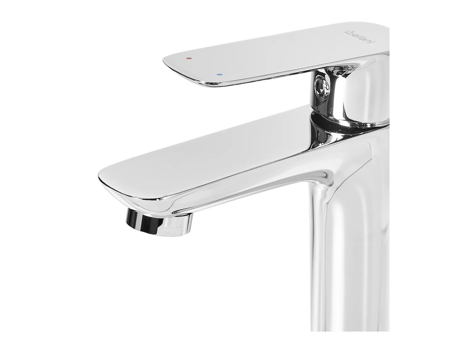 Robinet mitigeur de lavabo CHIMBOTE Laiton Argenté