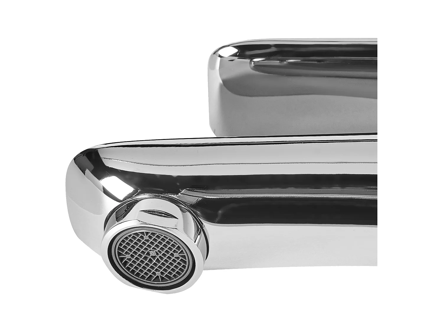 Robinet mitigeur de lavabo CHIMBOTE Laiton Argenté