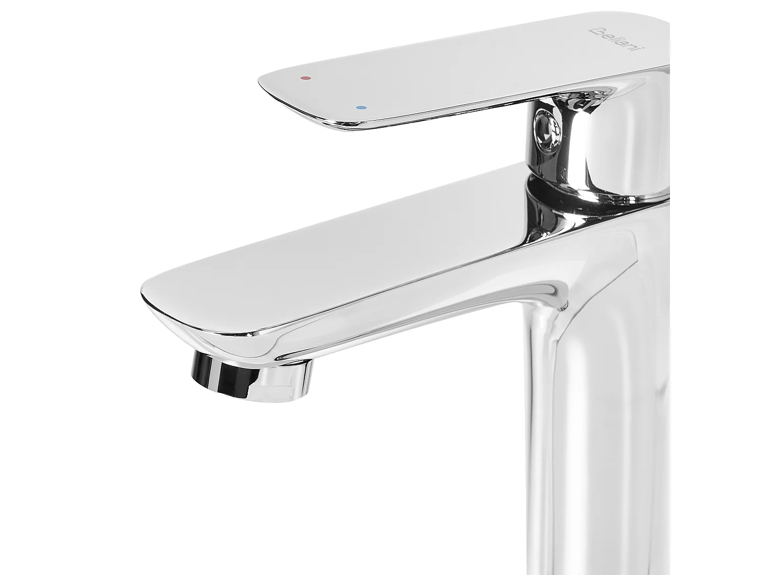 Robinet mitigeur de lavabo CHIMBOTE Laiton Argenté