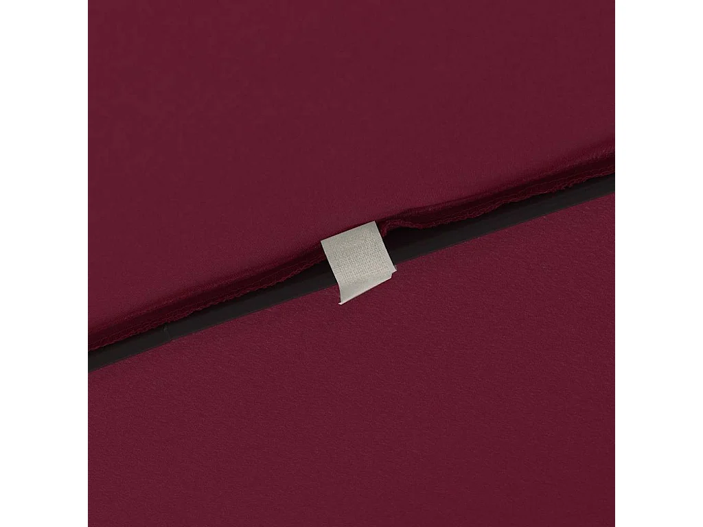 Ombrellone quadrato 295x245 cm Bordeaux