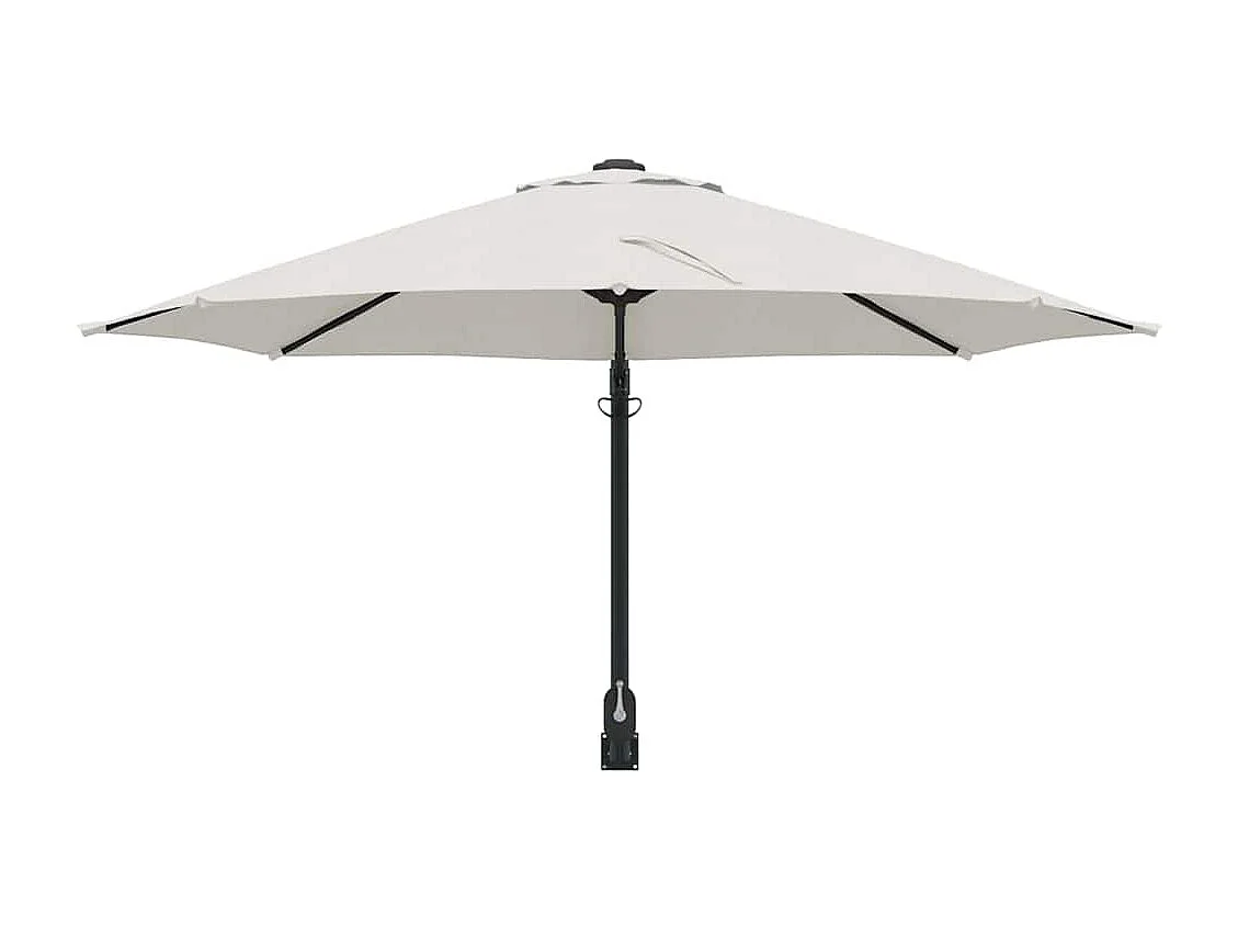 Ombrellone a sbalzo in poliestere sabbia, alluminio grande pieghevole