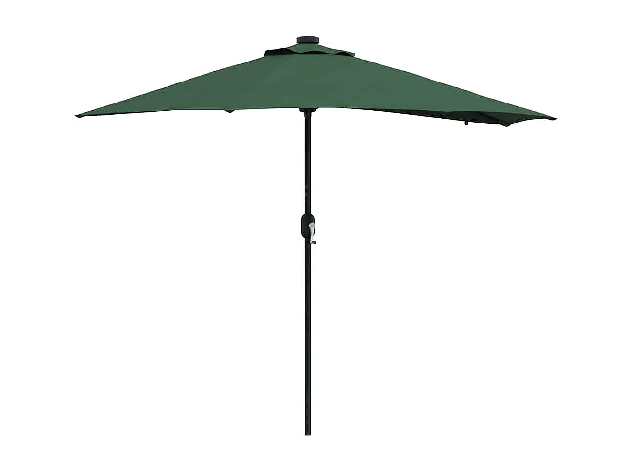 Ombrellone da giardino verde 294 x 150 x 223 cm in tessuto