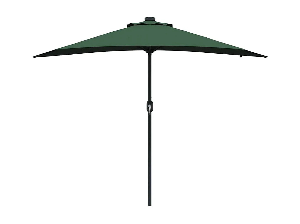 Ombrellone da giardino verde 294 x 150 x 223 cm in tessuto