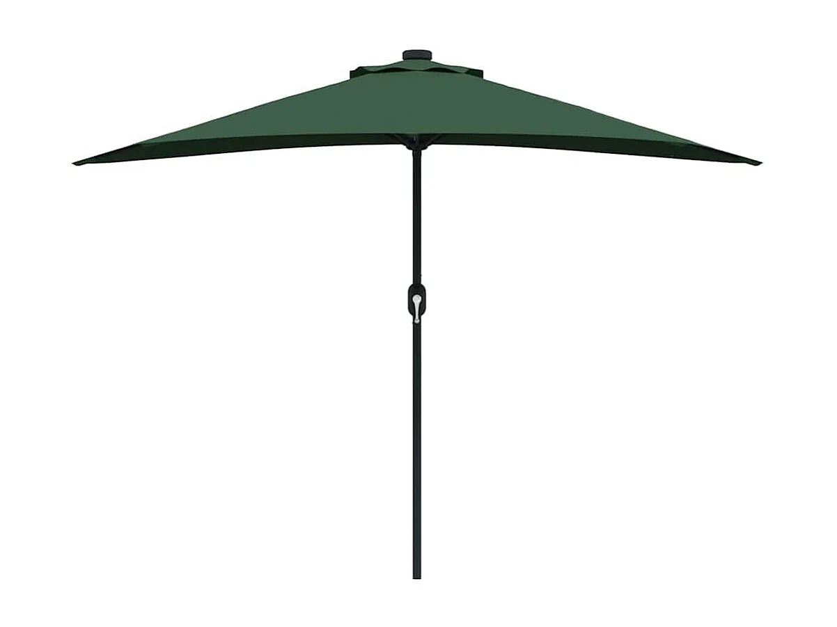 Ombrellone da giardino in alluminio - Verde, 294 cm