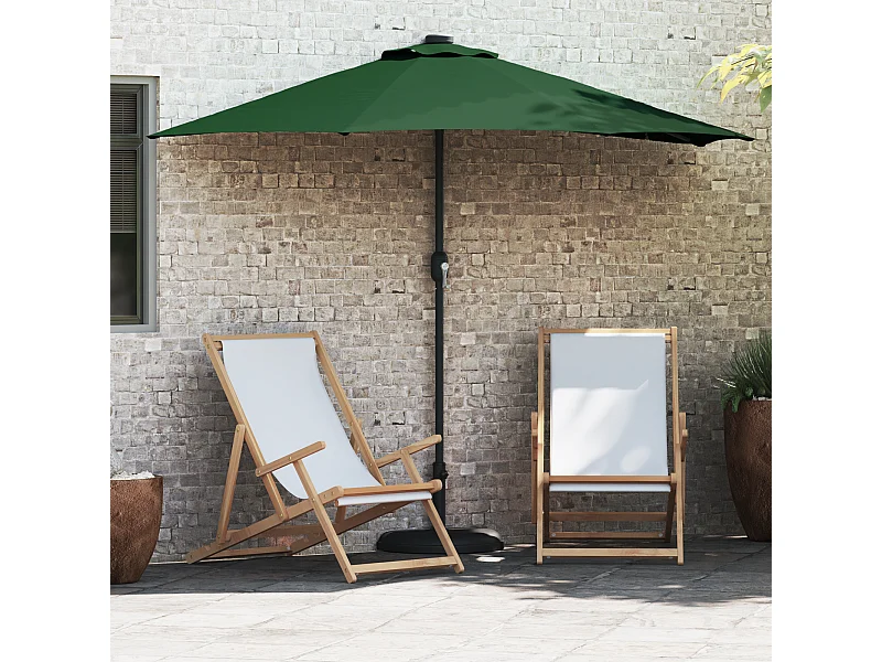 Ombrellone da giardino in alluminio - Verde, 294 cm