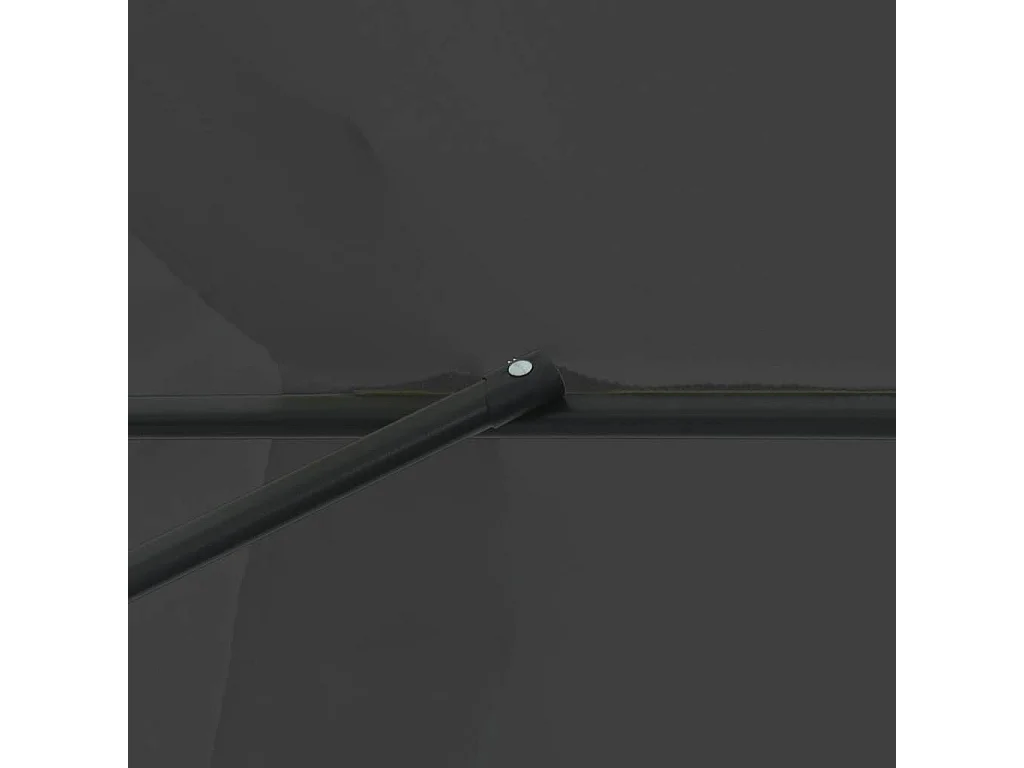 Ombrellone da giardino ø395x245 cm Antracite