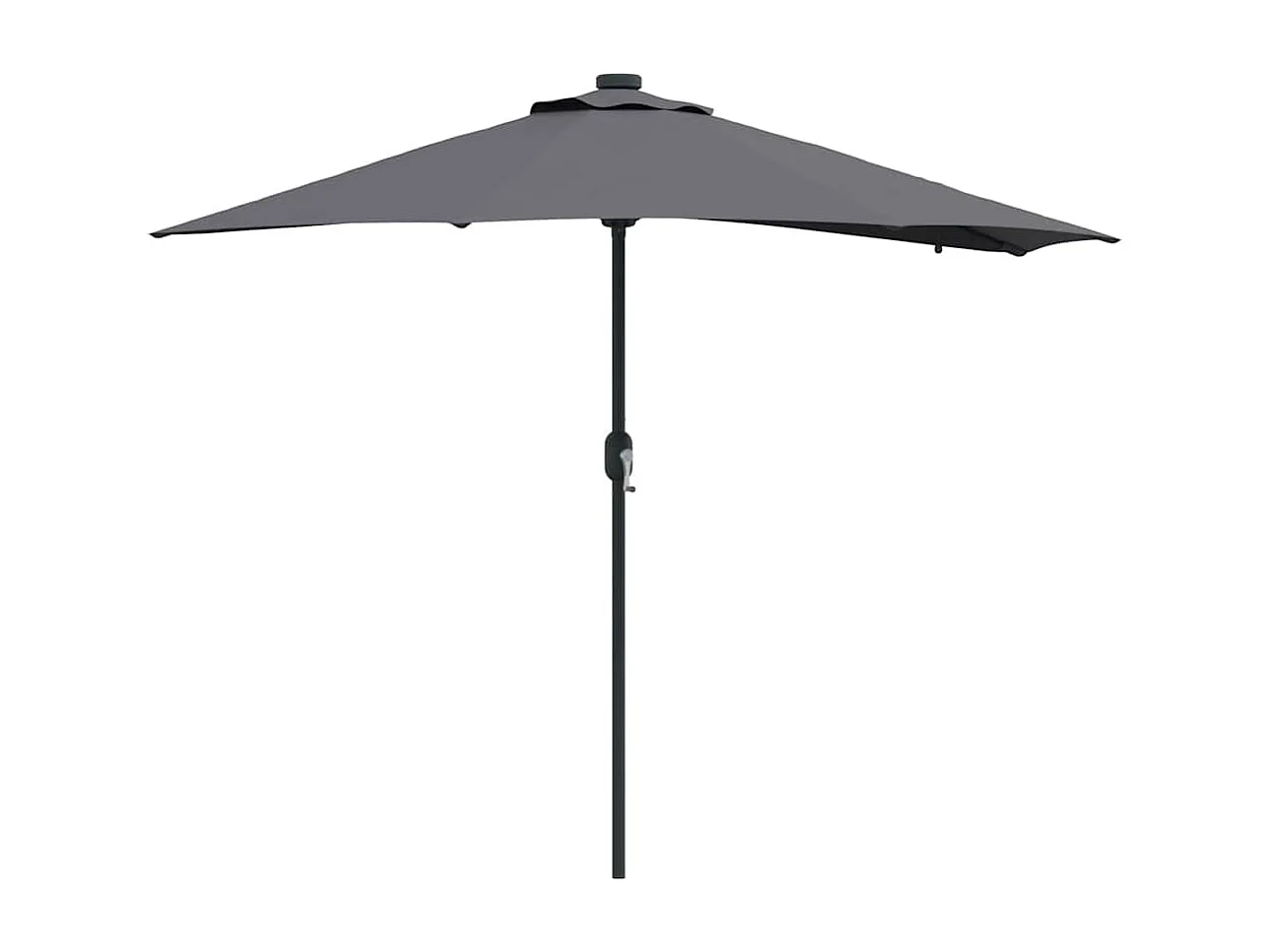 Ombrellone da giardino antracite 294 x 150 x 223 cm tessuto