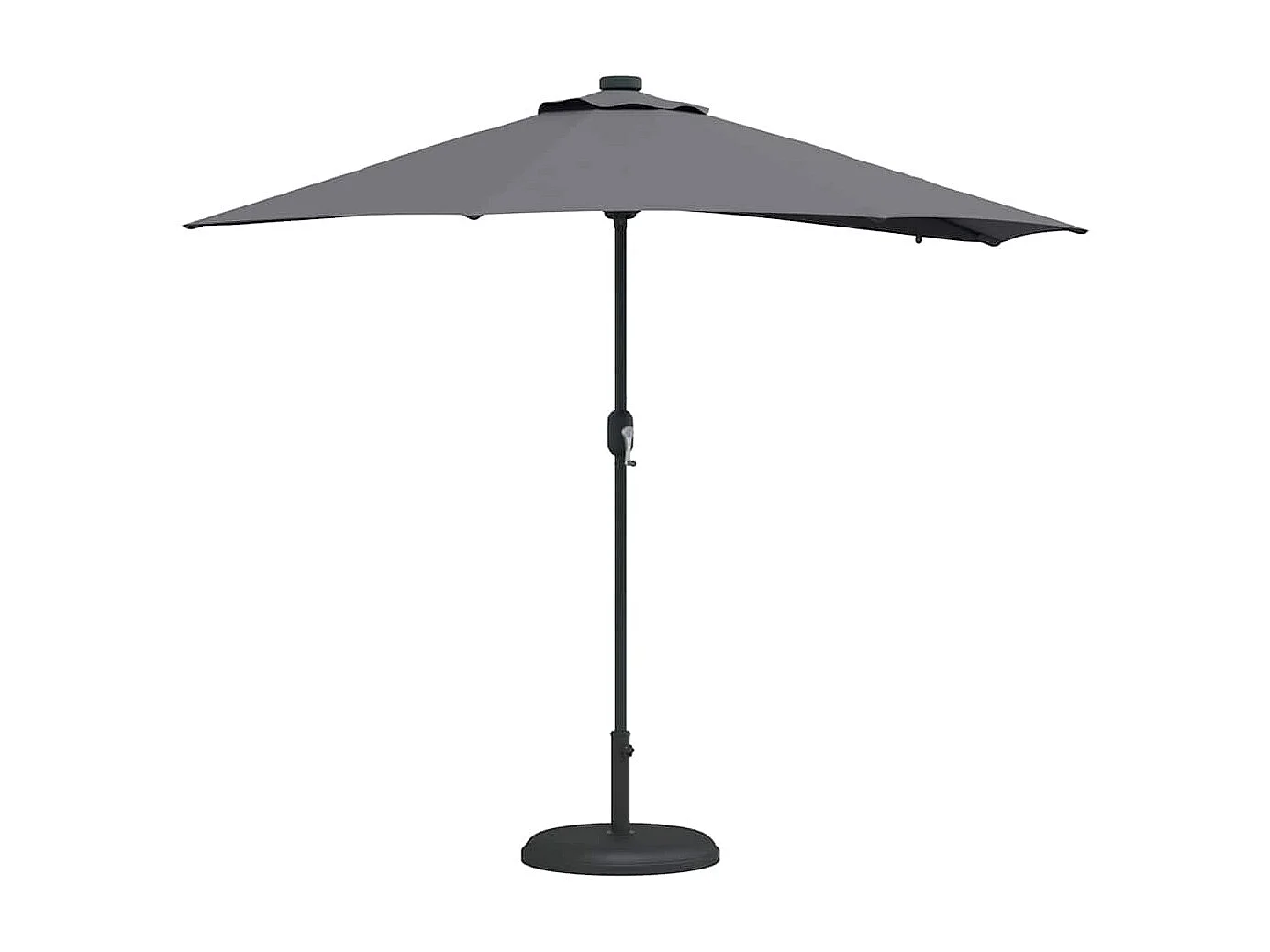 Ombrellone da giardino antracite 294 x 150 x 223 cm tessuto