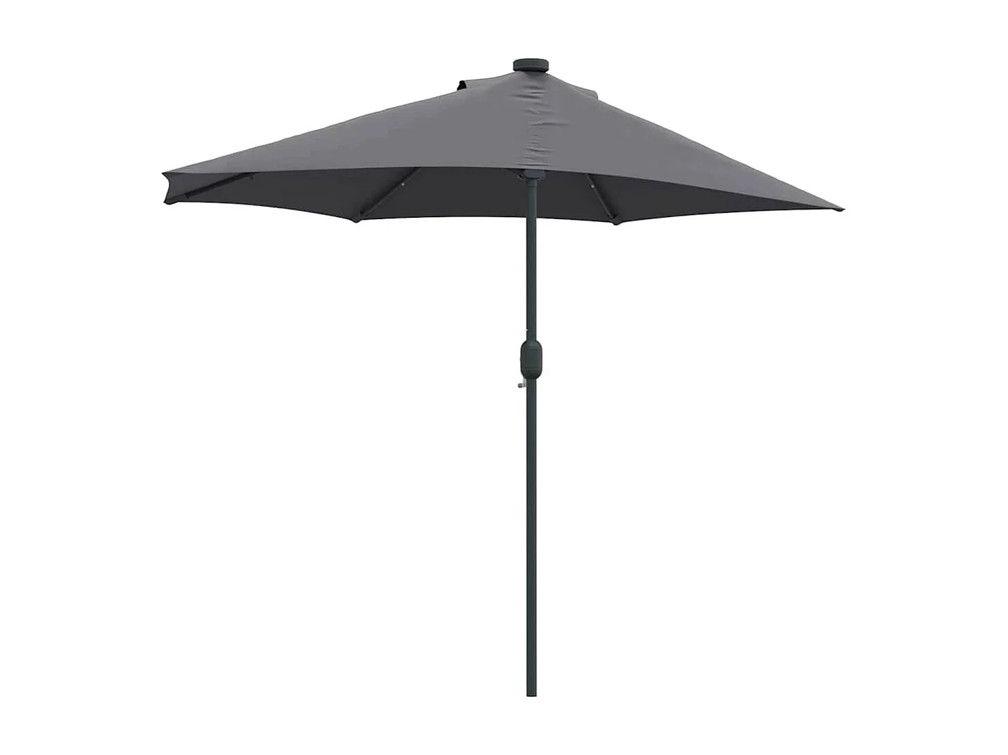 Ombrellone da giardino antracite 294 x 150 x 223 cm tessuto