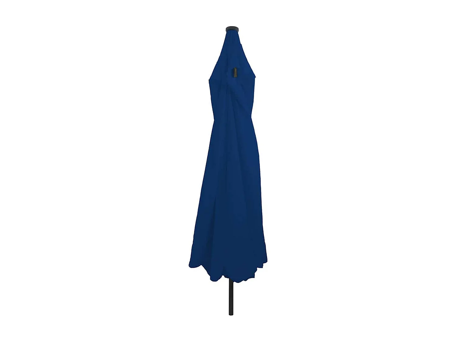 Ombrellone da giardino con luci LED Ø395x245 cm Azzurro