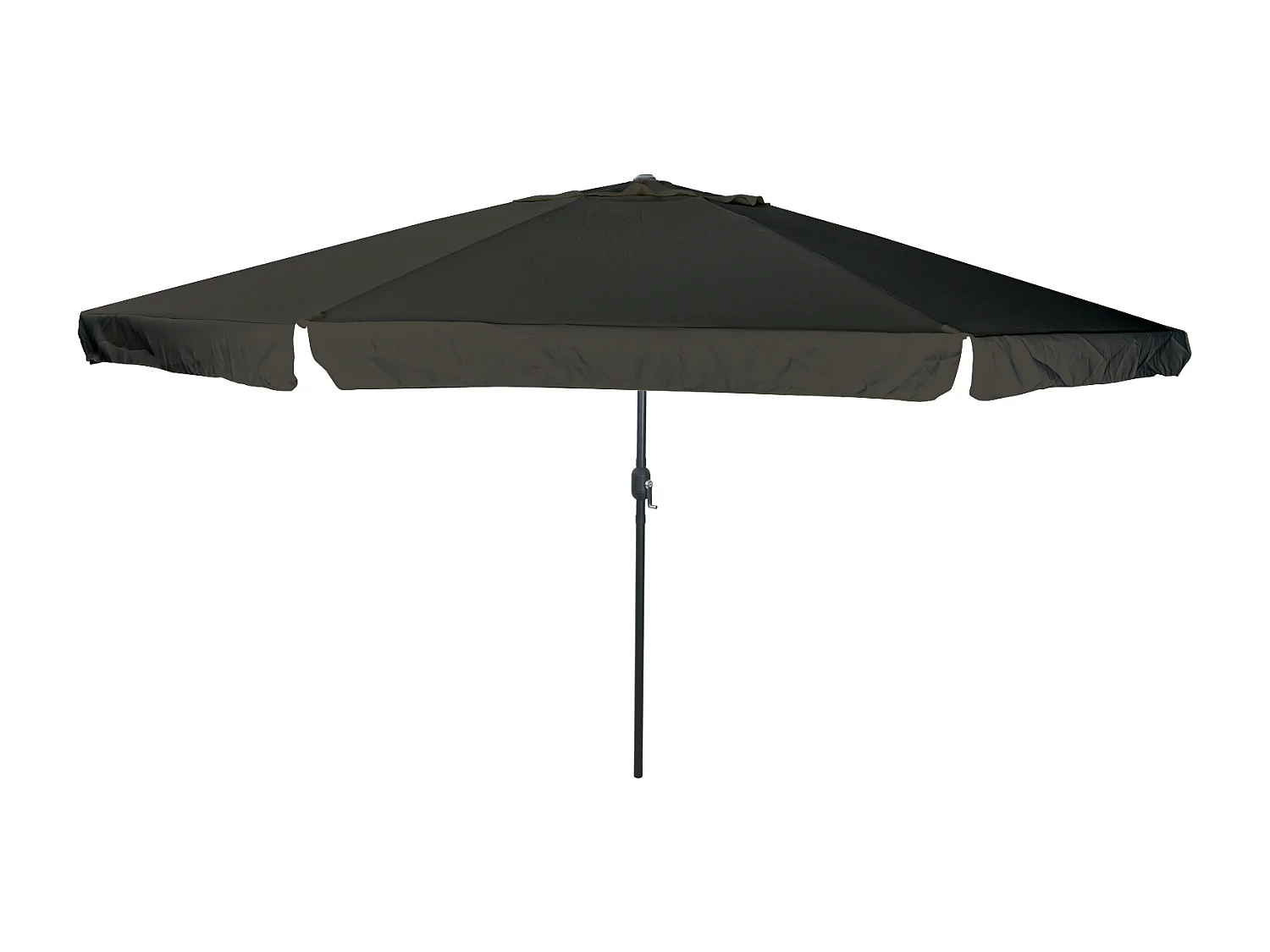 Ombrellone da giardino ø395x245 cm Nero