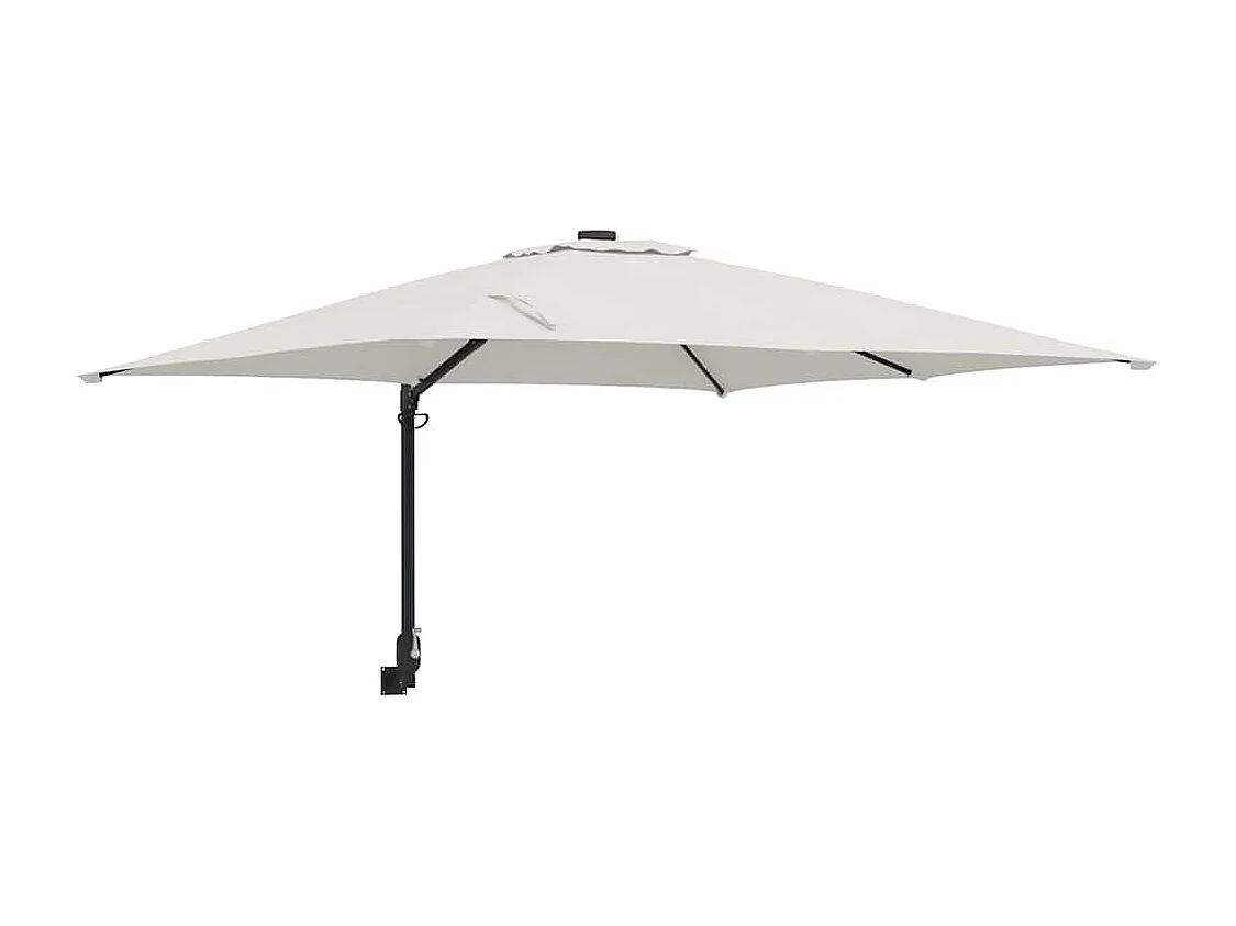 Ombrellone da giardino in poliestere e alluminio, grande pieghevole