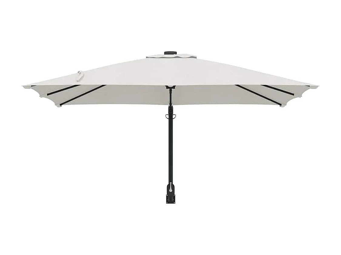 Ombrellone da giardino in poliestere e alluminio, grande pieghevole