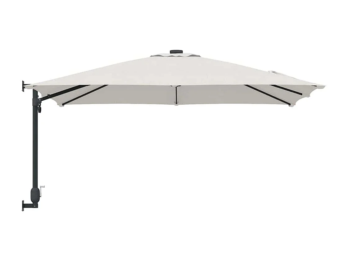 Ombrellone da giardino in poliestere e alluminio, grande pieghevole