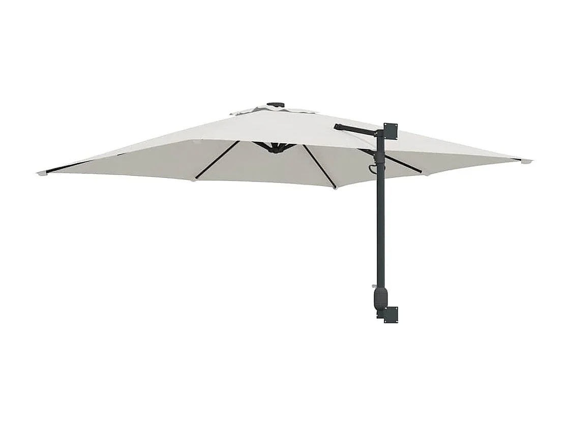 Ombrellone da giardino in poliestere e alluminio, grande pieghevole