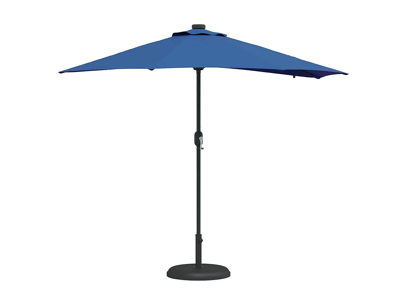 Ombrellone da giardino blu 294 x 150 x 223 cm in tessuto