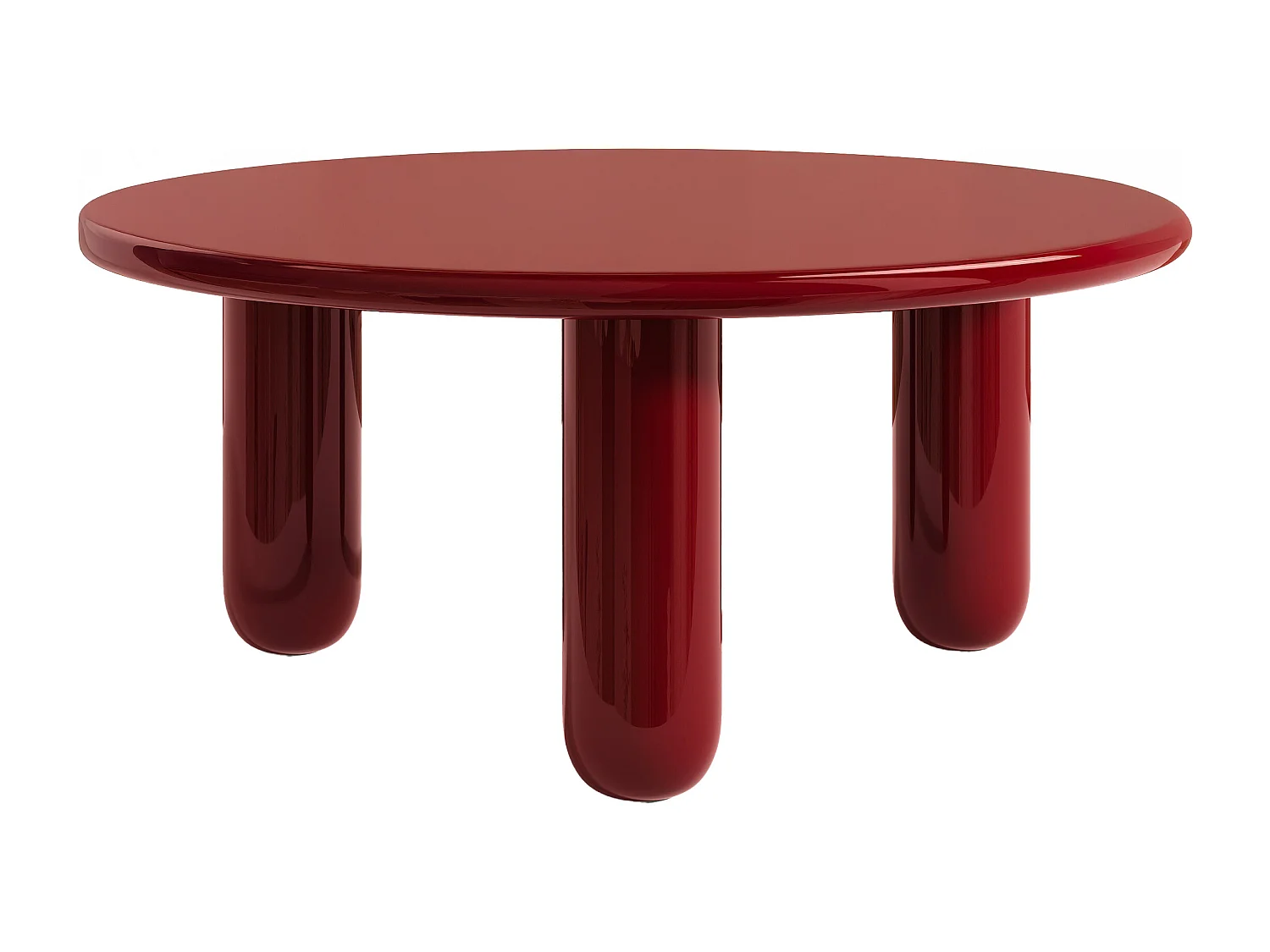Salontafel van MDF - Rood gelakt - BENESA
