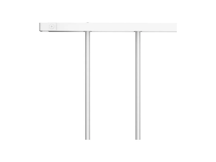 Panneau de clôture Acier enduit de poudre 1,7x0,75 m Blanc