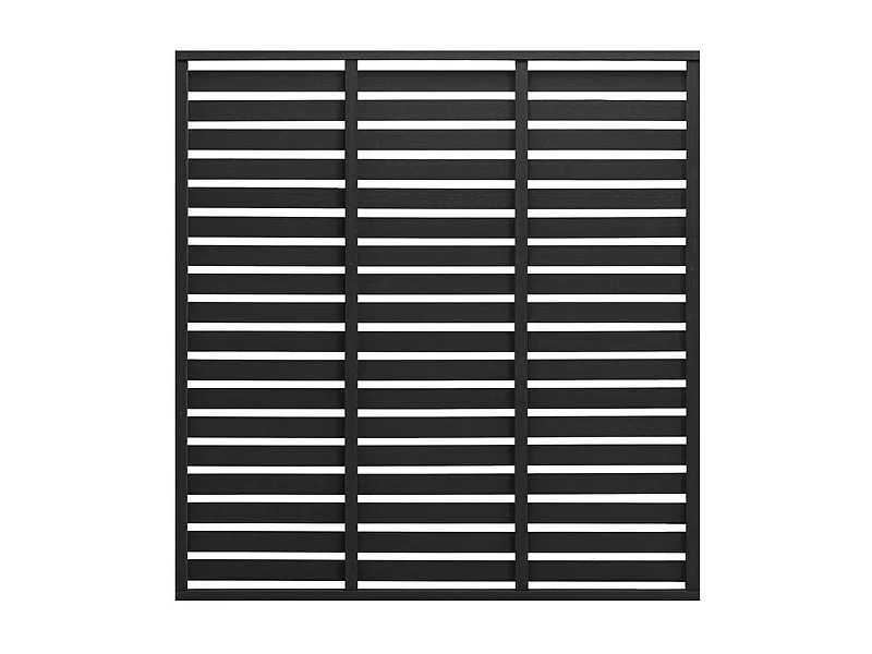 Panneau de clôture WPC 180x180 Noir