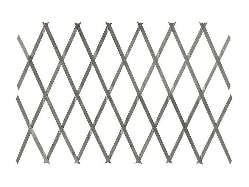 Clôture à treillis 5 pcs Gris Bois de sapin massif 180x60