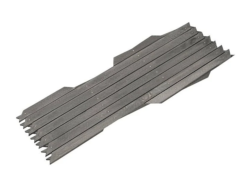 Clôture à treillis 5 pcs Gris Bois de sapin massif 180x30