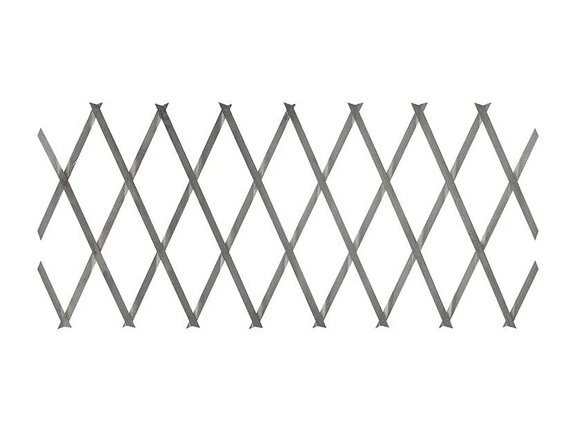 Clôture à treillis 5 pcs Gris Bois de sapin massif 180x30