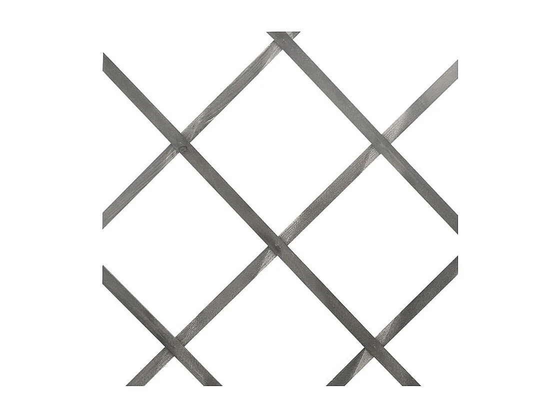 Clôture à treillis 5 pcs Gris Bois de sapin massif 180x30