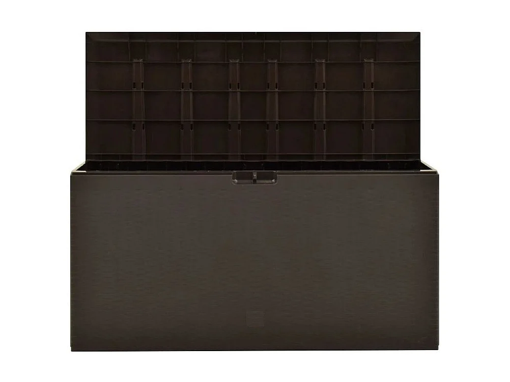 Coffre de rangement jardin polypropylène marron Stag 114cm