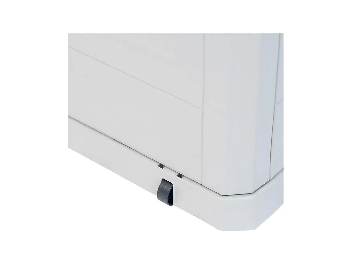 Coffre de rangement plastique gris clair Nited 117cm