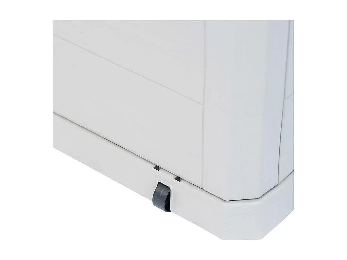 Coffre de rangement plastique gris clair Nited 117cm