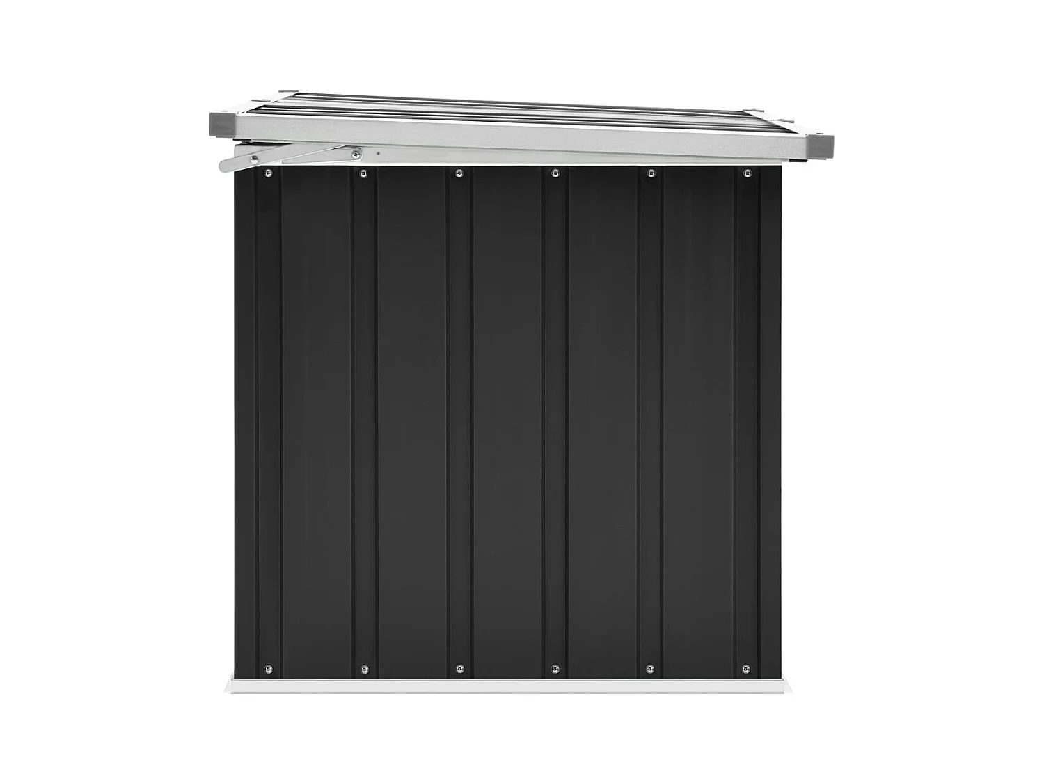 Boîte de rangement de jardin Anthracite 109x67x65