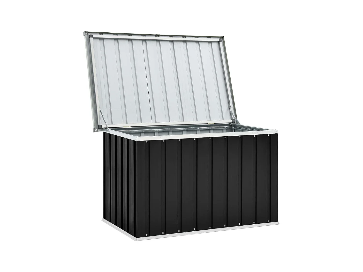 Boîte de rangement de jardin Anthracite 109x67x65