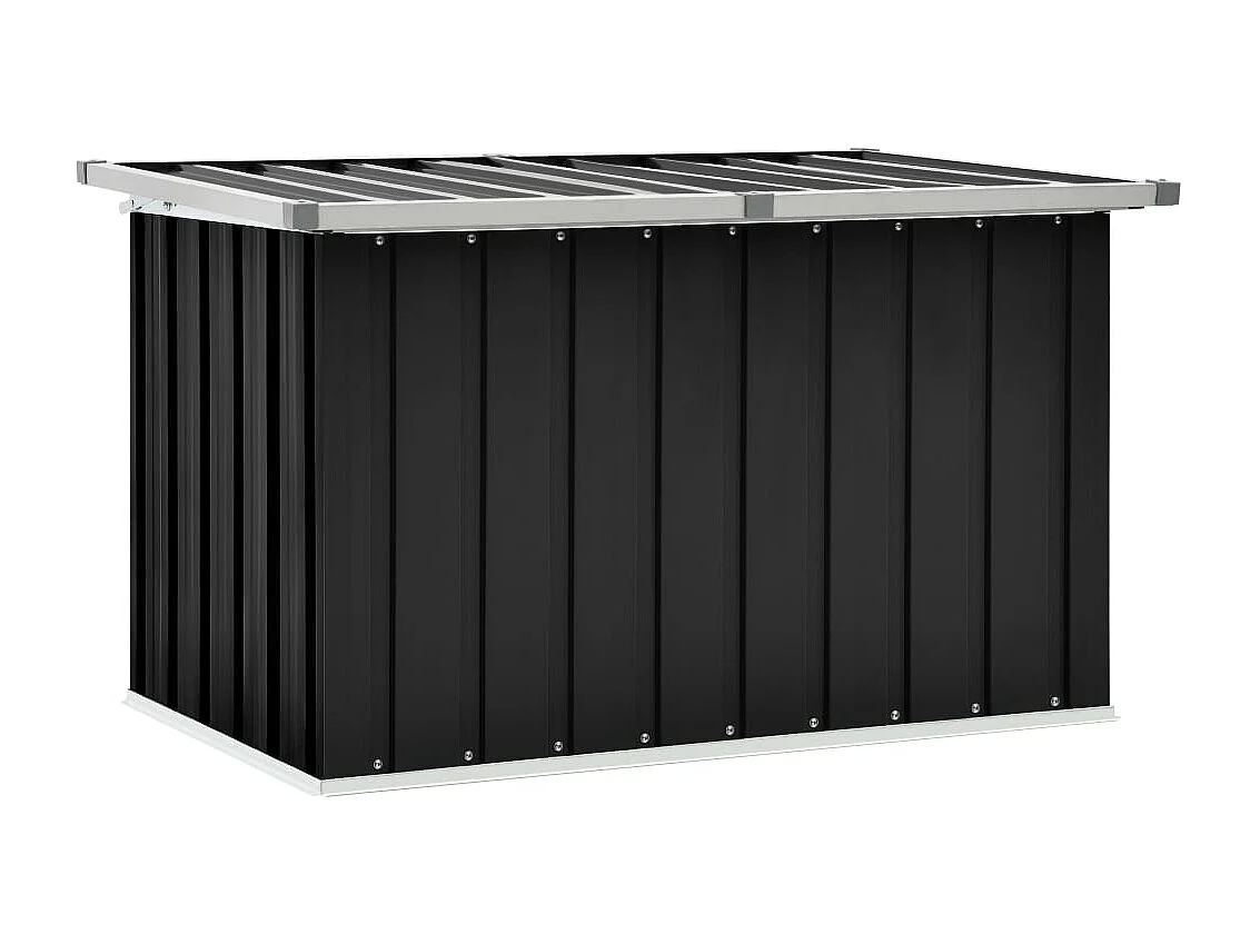 Boîte de rangement de jardin Anthracite 109x67x65