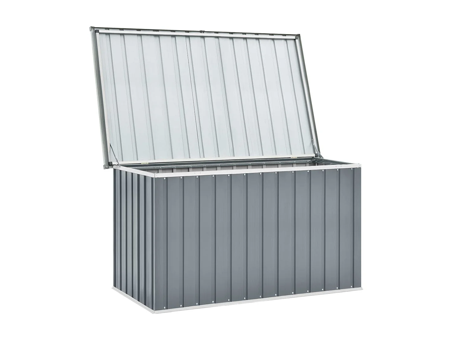 Boîte de rangement de jardin Gris 149x99x93