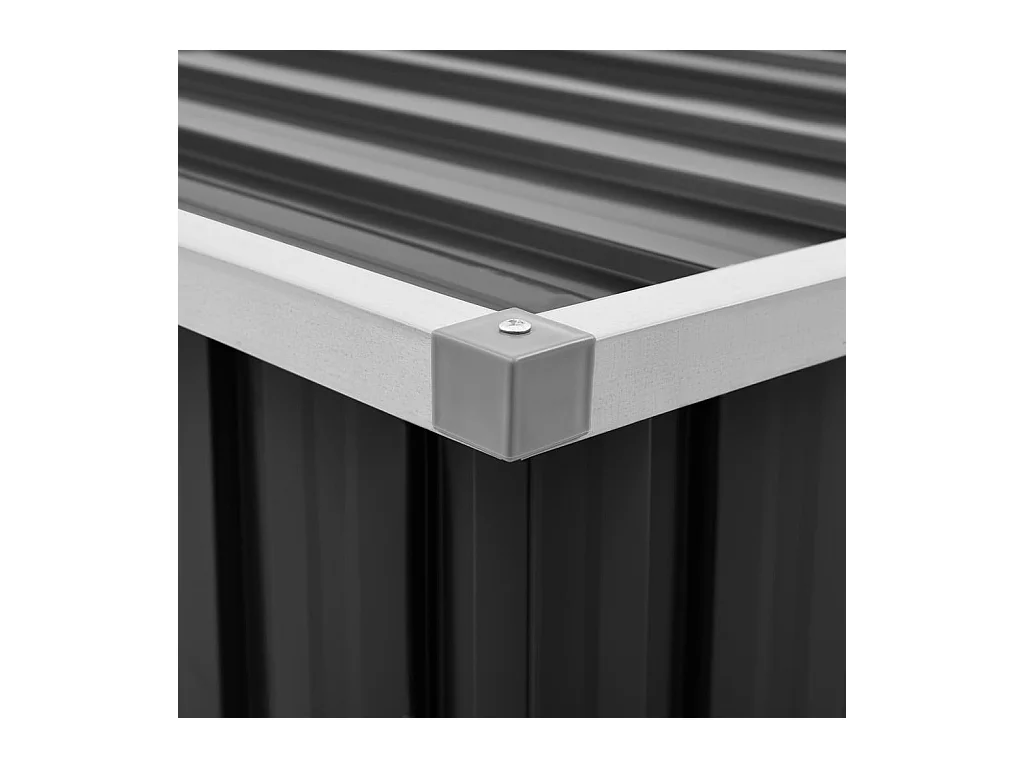 Boîte de rangement de jardin Anthracite 149x99x93